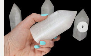 Selenite Obelisk