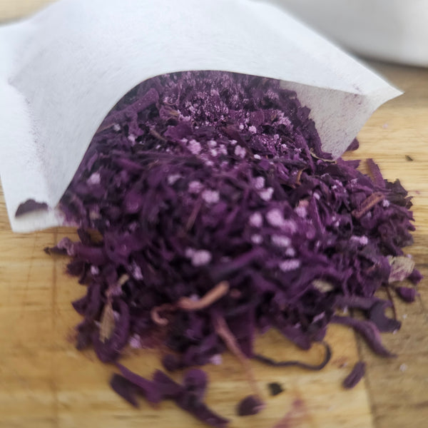 Purple glaze donut