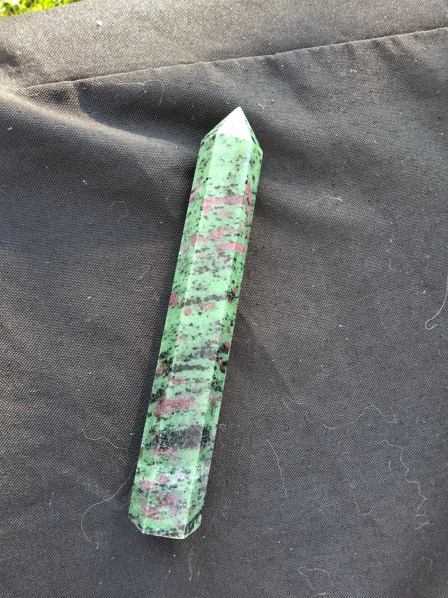 Ruby zoisite tower