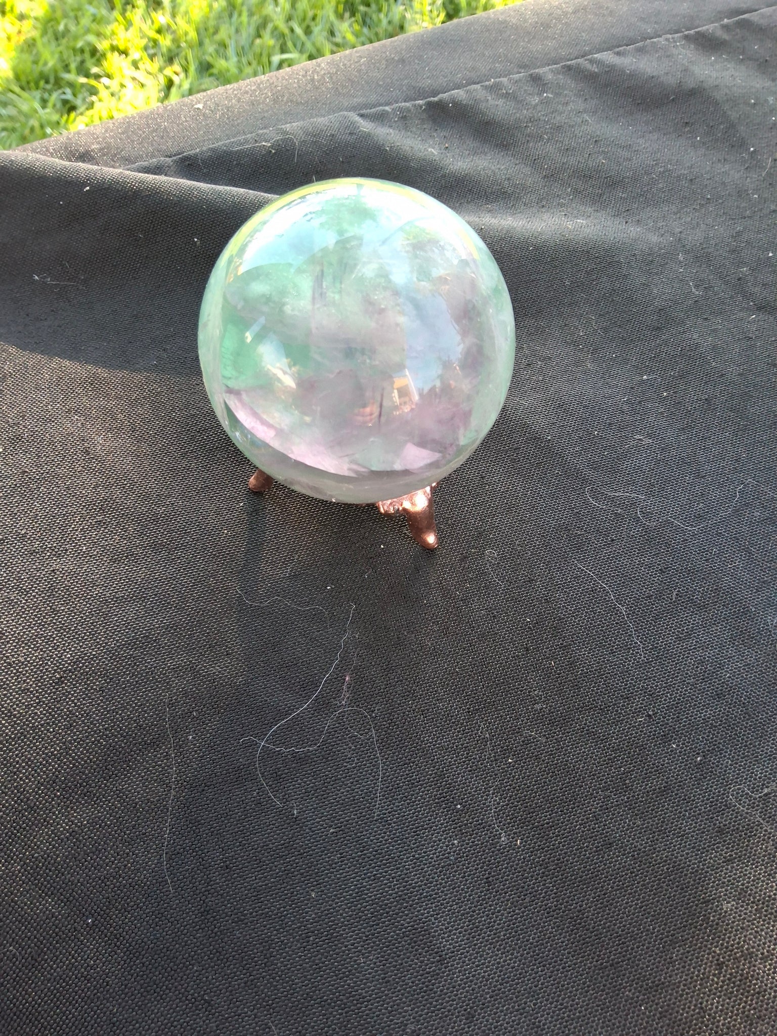 Flourite sphere
