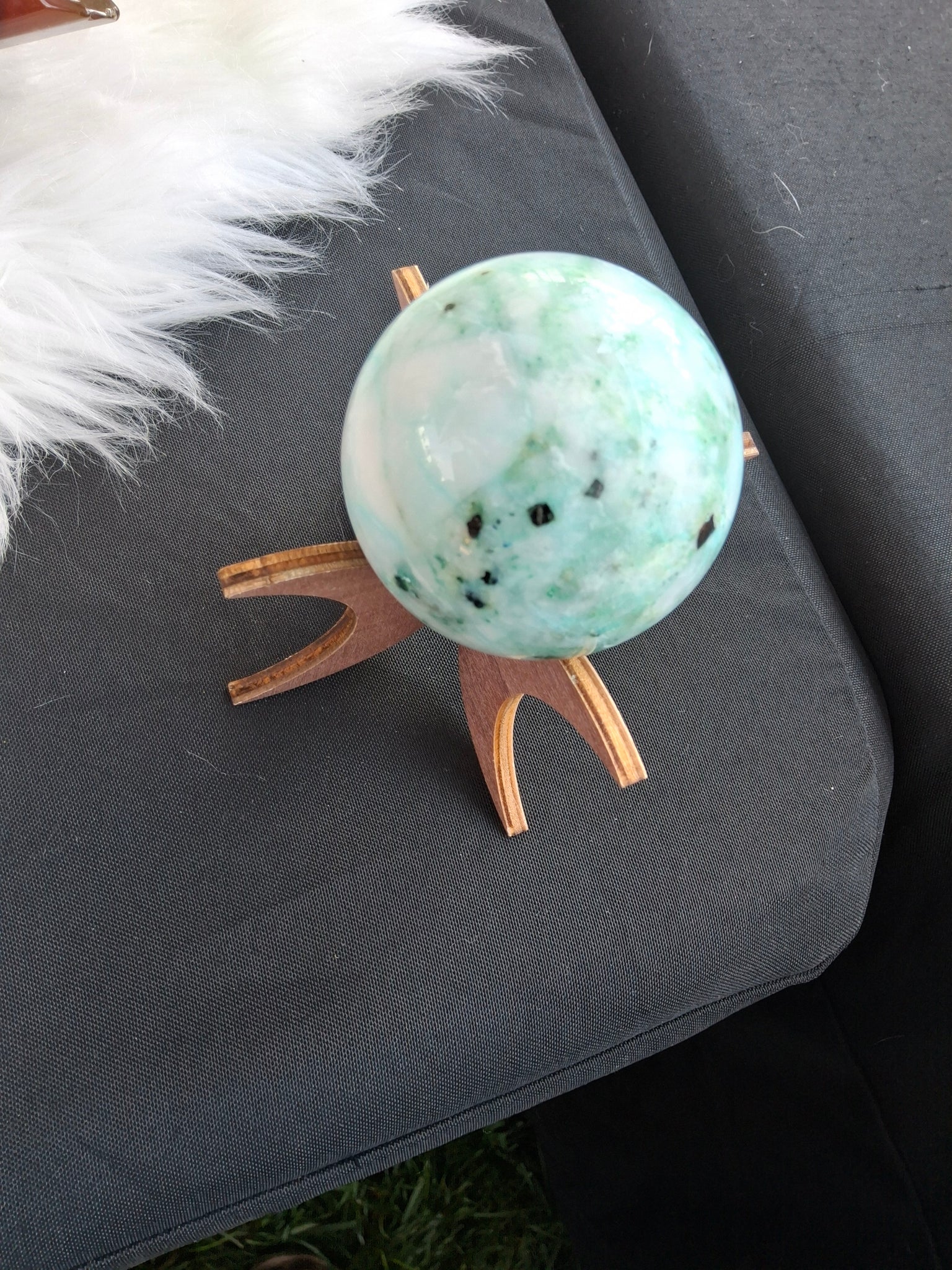 Phoenix stone sphere